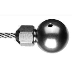 Úchyt, šponovák pre lanko ø 4 mm, brúsená nerez AISI 316 Úchyt, šponovák pre lanko ø 4 mm, brúsená nerez AISI 316